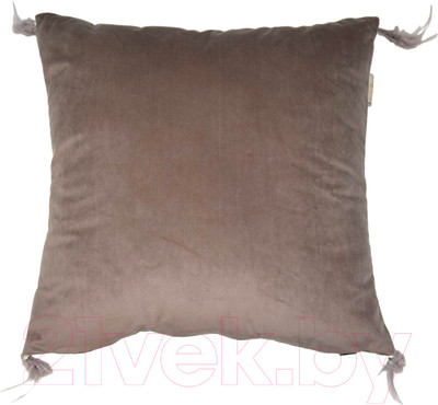 Наволочка декоративная Sofi de Marko Жасмин 45х45 / Нав-Ж04-45х45 (серый)