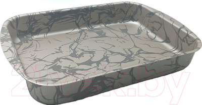 Противень Виктория П25x35СМ (серый/мрамор)