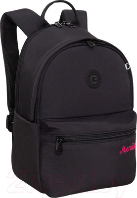 Рюкзак Grizzly RXL-424-1 (черный/розовый)