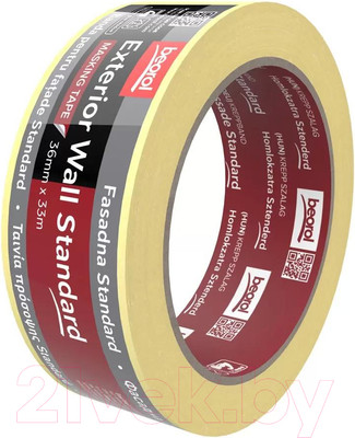 Лента малярная Beorol Facade Standard 36мм/33м