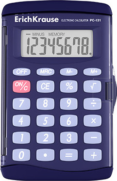 Калькулятор Erich Krause PC-131 Classic / 62016 (синий)