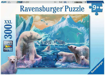 Пазл Ravensburger XXL Полярные медведи / 12947 (300эл)