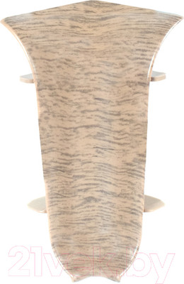 Уголок для плинтуса LinePlast ПВХ 58мм L053-В/2 (2шт, дуб линбург, внутренний, флоупак)