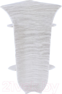 Уголок для плинтуса LinePlast ПВХ 58мм L058-В/2 (2шт, ясень хесрет, внутренний, флоупак)