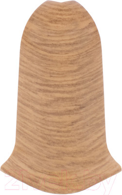 Уголок для плинтуса LinePlast ПВХ 58мм L012/3 (2шт, дуб рустик, внешний, флоупак)