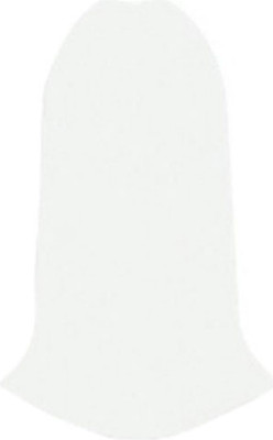 Уголок для плинтуса LinePlast ПВХ 58мм L045/3 (2шт, белый, внешний, флоупак)