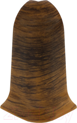 Уголок для плинтуса LinePlast ПВХ 58мм L057/3 (2шт, дуб престиж, внешний, флоупак)