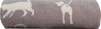 Полотенце Sofi de Marko Kitty 70х140 / Пол-Кт-70х140ср (серый)