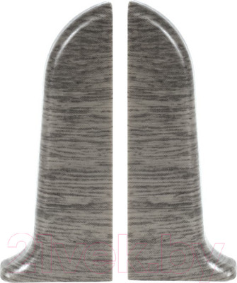 Заглушка для плинтуса LinePlast ПВХ 58мм L039-ЗЛ/4 (2шт, флоупак)