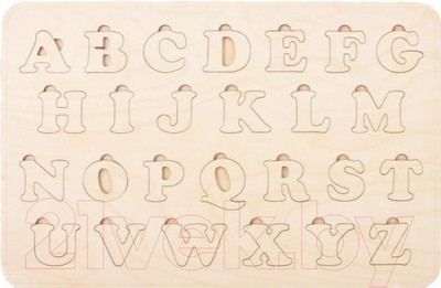 Сортер Mega Toys Вкладыш Английский алфавит / А03048