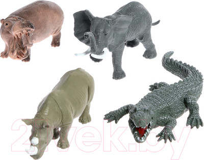 Набор фигурок игровых Sima-Land Звери Африки 2A249 / 5155893 (4шт)