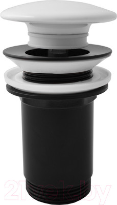 Донный клапан Slezak RAV MD0485CMATB (черный/белый)