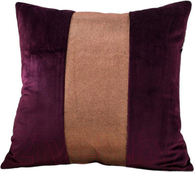 Наволочка декоративная Sofi de Marko Амели 45х45 / Нав-012-А-45х45 (бордовый)