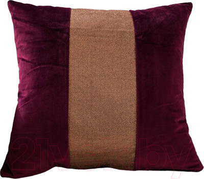 Наволочка декоративная Sofi de Marko Амели 45х45 / Нав-013-А-45х45 (марсала)