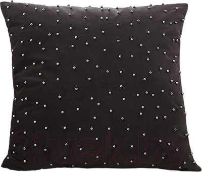 Наволочка декоративная Sofi de Marko Жемчуг 45х45 / Нав-Ж04а-45х45 (антрацитовый)
