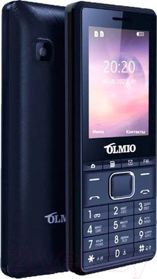 Мобильный телефон Olmio A25 (синий/черный)