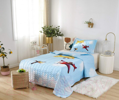 Набор текстиля для спальни Sofi de Marko Sunny day №5 120х200 / Дт-Пок5-120х200