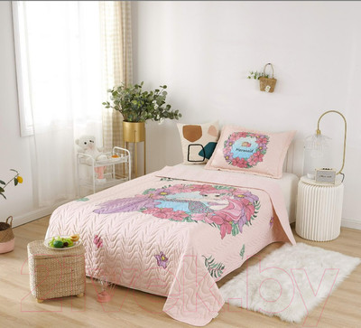 Набор текстиля для спальни Sofi de Marko Sunny day №1 160х220 / Дт-Пок1-160х220