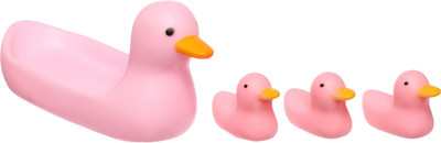 Набор игрушек для ванной Крошка Я Мыльница: розовые уточки / 10095821 (4шт)