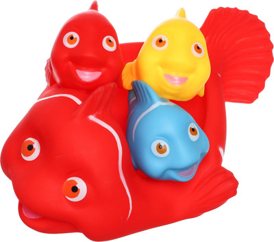 Набор игрушек для ванной Крошка Я Мыльница. Рыбки / 10095829 (4шт)