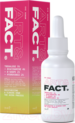 Сыворотка для векArt&FactTrehalose 5% + Niacinamide 4% Увлажняющая и разглаживающая