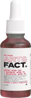 Пилинг для лица Art&Fact Lactic Acid 22%+Glycolic Acid 7%+Salicylic Acid 2% Кровавый (30мл)