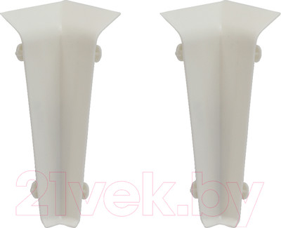 Уголок для плинтуса Winart Tera 700 72мм (2шт, внутренний, блистер, белый матовый)