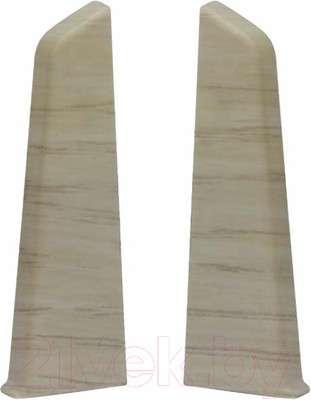 Заглушка для плинтуса Winart Tera 739 72мм Белый ясень (2шт, блистер)