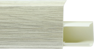 Плинтус Winart Tera 717 72мм Дуб Эден (2.2м, со съемной панелью)