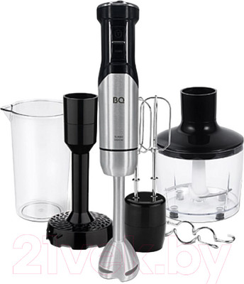 Блендер погружной BQ HB421PS (сталь/черный)