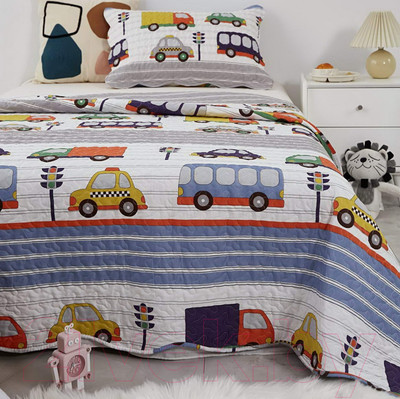 Набор текстиля для спальни Sofi de Marko Magic №11 160х220 / Пок-Дет-11-160х220