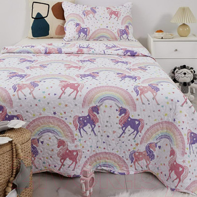 Набор текстиля для спальни Sofi de Marko Magic №2 160х220 / Пок-Дет-2-160х220