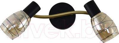 Спот Mirastyle MX-5977/2 BK+GOLD