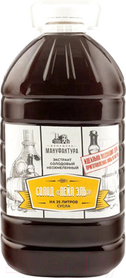 Солодовый экстракт Домашняя Мануфактура Неохмеленный Пейл Эль (4.1кг)