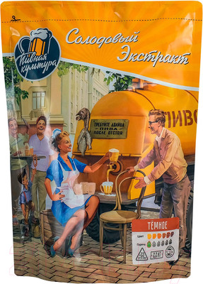 Солодовый экстракт Пивная Культура Темное (2.2кг)