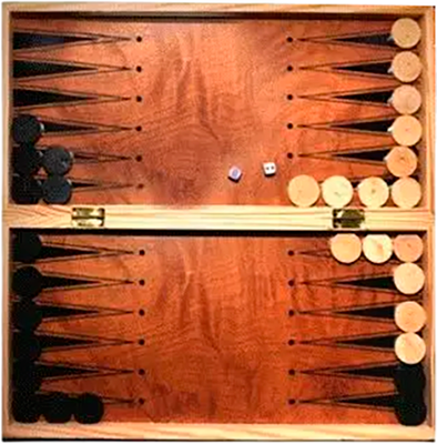 Набор настольных игр No Brand Шахматы, шашки, нарды Средний 3 в 1 / S3029