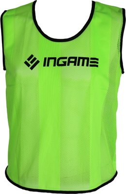 Манишка футбольная Ingame Fluo FB-2701 взрослая (зеленый)
