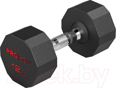 Гантель Proiron Обрезиненная / Г1120ОБР (12кг)