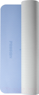 Коврик для йоги и фитнеса Proiron 1830x800x7 / К1887ТСС (серый/синий)