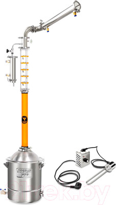 Дистиллятор бытовой ДОБРЫЙ ЖАР Титан (37л, +ТЭН)