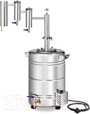 Дистиллятор бытовой ФЕНИКС Локомотив (40л, +ТЭН)