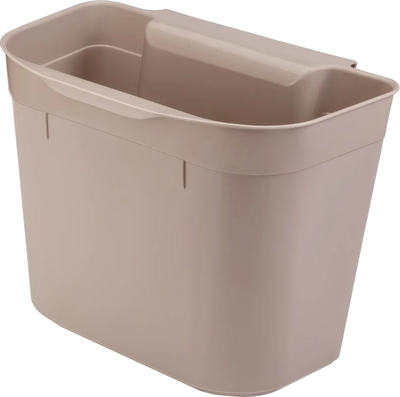 Мусорное ведро Эльфпласт EP447 (серо-бежевый)