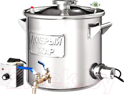 Перегонный куб ДОБРЫЙ ЖАР 20л + ТЭН
