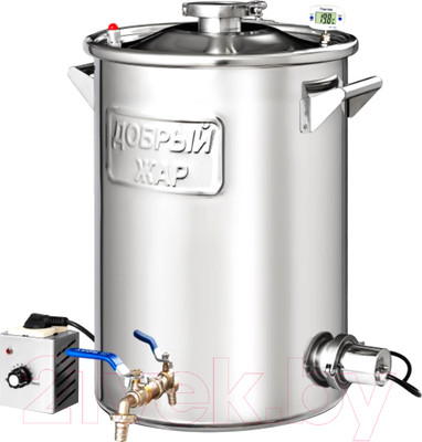 Перегонный куб ДОБРЫЙ ЖАР 30л + ТЭН
