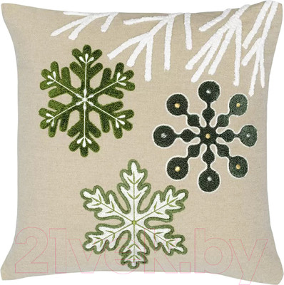 Наволочка декоративная Tkano New Year Essential TK23-CU0016 (Snow flakes)
