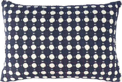 Наволочка декоративная Tkano Essential. Polka dots TK23-CC0008 (темно-синий)