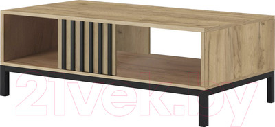 Журнальный столик Halmar Lamino Law-1 / V-PL-LAMINO-LAW-1 (дуб крафт/черный)