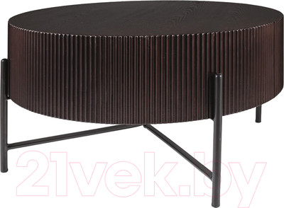 Журнальный столик Signal Tuca (темный орех/черный 80)