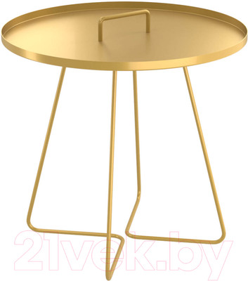 Журнальный столик Sheffilton SHT-CT42 (античное золото/металл)