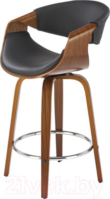 Стул барный Halmar H123 (черный/орех)